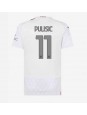 AC Milan Christian Pulisic #11 Auswärtstrikot für Frauen 2023-24 Kurzarm